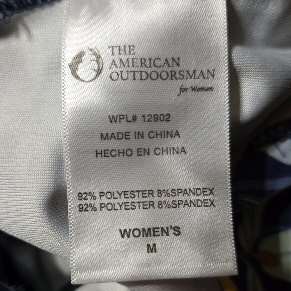 THE AMERICAN OUTDOORSMAN (MED) Women's Floral Performance UPF Sun Protection - Picture 7 of 7